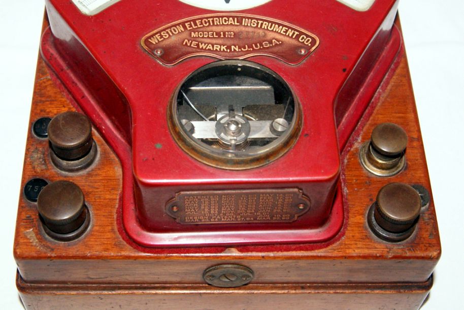 Antique Weston Electrical Instrument Company / Model 1 Voltmeter 1880